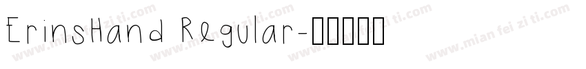 ErinsHand Regular字体转换